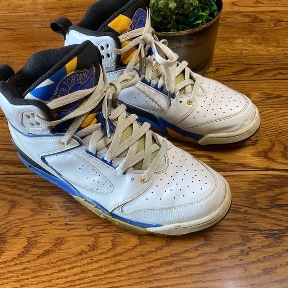 ?nike Air Jordan White Blue Sixty Plus Laney Sz10.5 main image 9